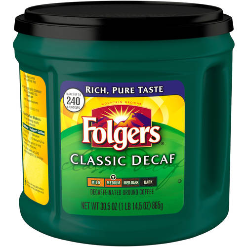 Folgers Ground Medium Classic Decaf Coffee, 30.5 oz