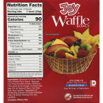 Joy Waffle Bowls, 10 waffle bowls