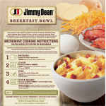 Jimmy Dean Egg Potato Bacon And Cheddar Cheese Breakfast Bowl, 7 oz
