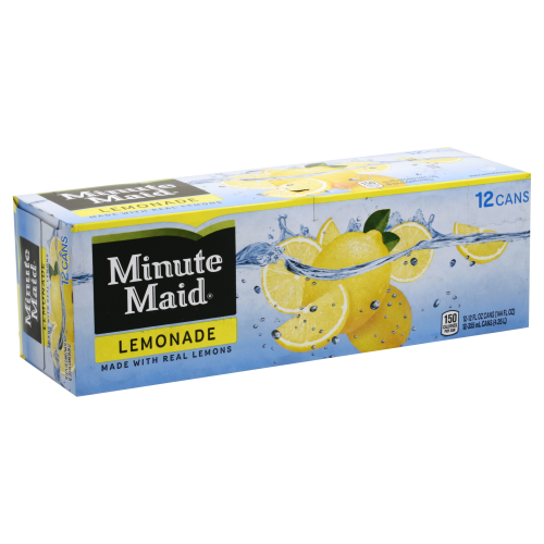 Minute Maid Fridge Pack Lemonade, 12 fl oz, 12 ct