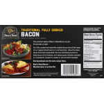 Boar's Head Fully Cooked Traditional Bacon, 2 pouches