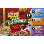 Purina Friskies Tasty Treasures Variety Pack Cat Food, 2 ct