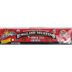 Food For Life English Muffins 7-Sprouted Grains, 16 oz, 6 ct