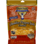 Dutch Farms Fancy Shredded Cheddar Pepper Jack Cheese, 8 oz
