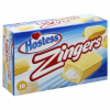 Hostess Zingers Iced Vanilla Cake with Creamy Filling, 12.7 oz, 10 ct
