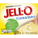 Jell-O Lemon Cook & Serve Pudding & Pie Filling, 4.3 oz