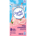 Crystal Light Natural Pink Lemonade Drink Mix, 1.9 oz, 8 ct