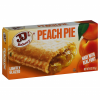 JJ's Bakery Peach Lightly Glazed Pie, 4 oz