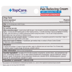 TopCare Maximum Strength Odor Free Pain Relieving Cream, 2.7 oz