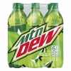 Mtn Dew Bottled Soda, 16 fl oz, 6 ct