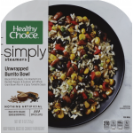 Healthy Choice Cafe Steamers Simply Unwrapped Burrito Bowl, 9 oz