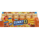 Sunny D Tangy Original Orange Flavored 18 Pack Citrus Punch, 6.75 fl oz, 18 ct