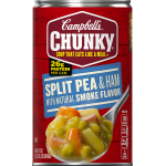 Campbell's Chunky Split Pea & Ham with Natural Smoke Flavor Soup, 19.0 oz
