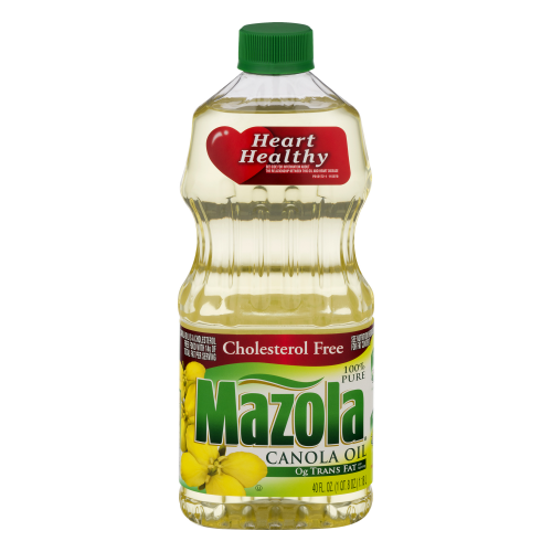 Mazola Cholesterol Free Canola Oil, 40 fl oz
