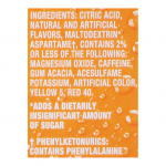 Sunkist Zero Sugar Orange Drink Mix, 6 sticks