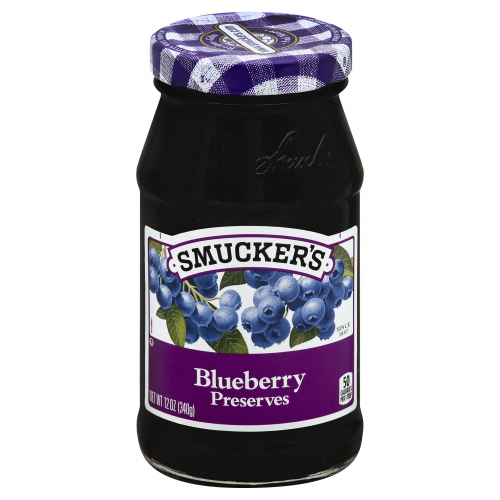 Smucker's Blueberry Preserves, 12 oz