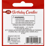 Betty Crocker Rainbow Stripe 2.5 Inch Birthday Candles, 24 candles