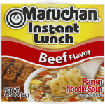 Maruchan Beef Flavor Ramen Noodle Soup, 2.25 oz