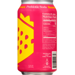 Poppi Strawberry Lemon Prebiotic Soda, 12 fl oz