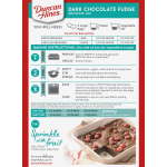Duncan Hines Extra Thick & Fudgy Brownie Mix Dark Chocolate Family Size, 18.2 oz