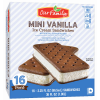 Our Family Mini Vanilla Ice Cream Sandwiches, 36 fl oz, 16 ct