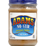 Adams Creamy No-Stir Peanut Butter, 16 oz