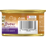 Purina Fancy Feast Gravy Wet Gravy Lovers Chicken & Beef in Grilled Chicken Flavor Gravy Cat Food, 3 oz