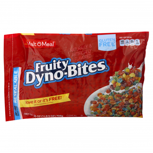 Malt-O-Meal Family Size Gluten Free Fruity Dyno-Bites Cereal, 25 oz