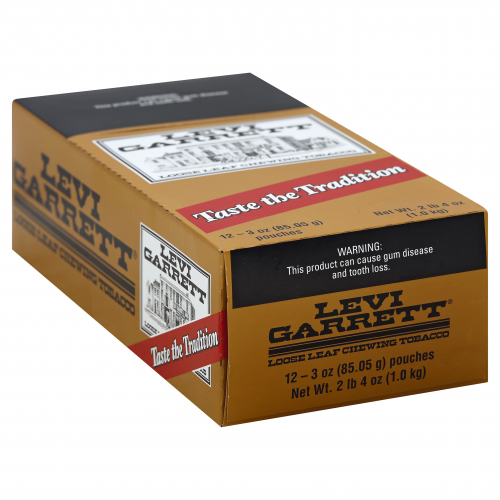 Levi Garrett Loose Leaf Chewing Tobacco, 12 Ct