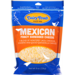 Dairy Fresh Fancy Mexican Shredded Cheese, 8 oz