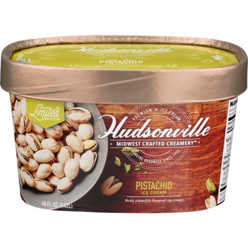 Hudsonville Pistachio Ice Cream, 48 fl oz
