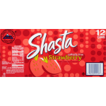 Shasta Caffeine Free Strawberry Soda, 12 fl oz, 12 ct
