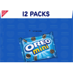 Oreo Mini 12 Pack Chocolate Sandwich Cookies, 1 oz, 12 ct