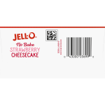 JELL-O Strawberry Cheesecake No Bake Dessert Kit, 19.6 oz