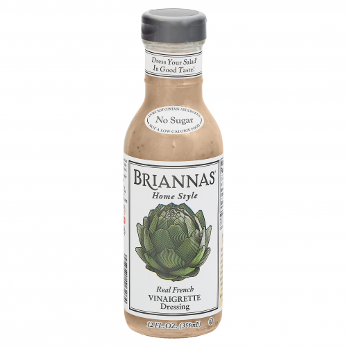 Briannas Real French Vinaigrette Home Style Dressing, 12 fl oz