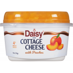 Daisy with Peaches 4% Milkfat Minimum Cottage Cheese, 6 oz