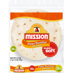 Mission Flour Soft Taco Tortillas, 10 tortillas