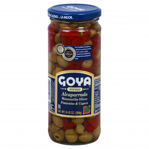 Goya Pitted Alcaparrado, 9.5 oz