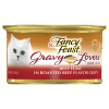 Purina Fancy Feast Gourmet Beef Feast in Roasted Beef Flavor Gravy for Kittens & Adult Cats Cat Food, 3 oz