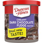 Duncan Hines Creamy Home-Style Dark Chocolate Fudge Frosting, 16 oz