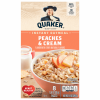 Quaker Peaches & Cream Instant Oatmeal, 1.05 oz, 8 ct