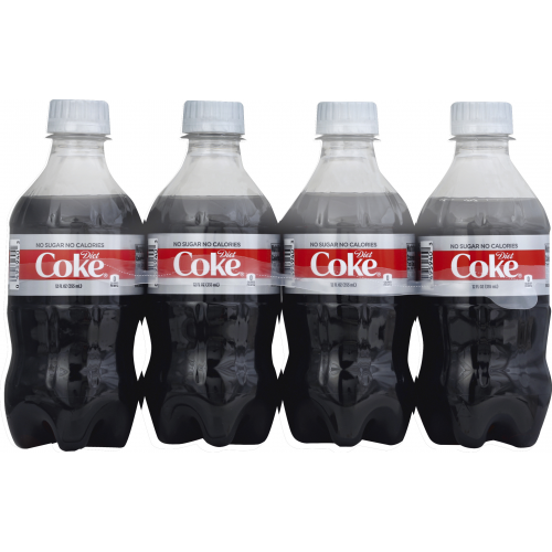 Diet Coke 8 Pack Cola, 12 fl oz, 8 ct