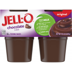JELL-O Original Chocolate Flavor Pudding Snacks, 15.5 oz