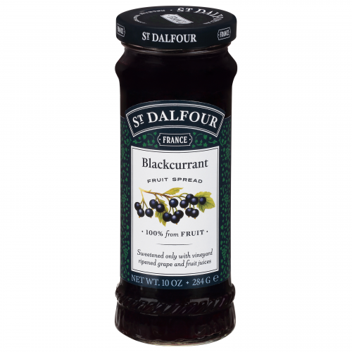 St. Dalfour Black Currant 100% Fruit Spread, 10 oz
