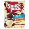 Snack Pack Sugar Free Chocolate/Vanilla Family Pack 12 Pack Pudding, 3.25 oz cups, 12 ct