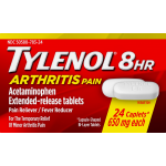 Tylenol 650 mg Caplets 8 HR Arthritis Pain, 24 caplets