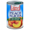 Libbys Peach Slices 100% Fruit and Juice, 15 oz