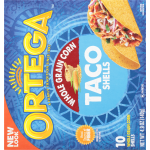 Ortega Whole Grain Corn Taco Shells, 10 shells