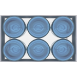 Kool-Aid Bursts Berry Blue Soft Drink, 6.75 fl oz, 6 ct