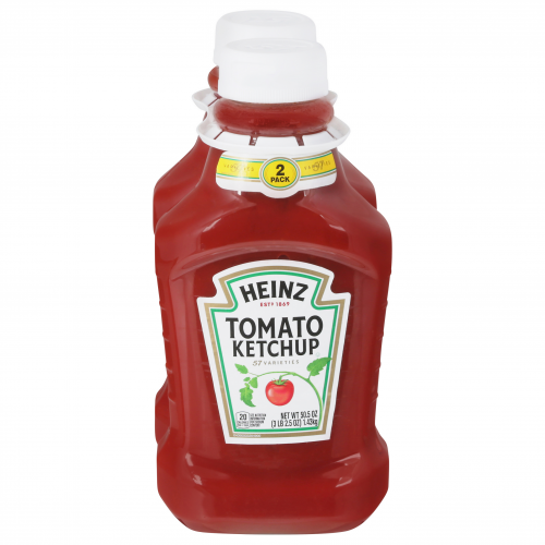 Heinz 2 Pack Tomato Ketchup, 50.5 oz